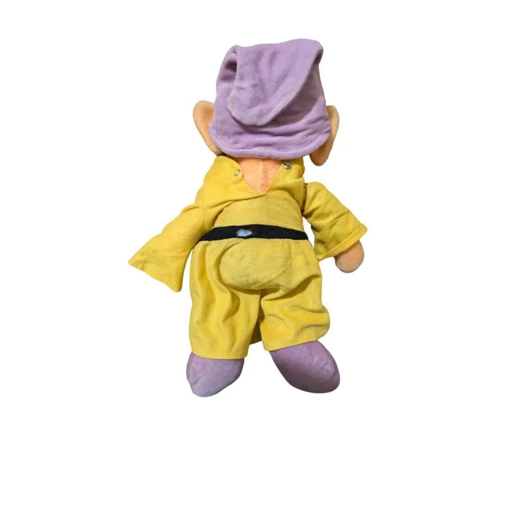 Disney Snow White Dopey Plush 18 inch Seven‎ Dwarfs Vintage Stuffed Toy Yellow